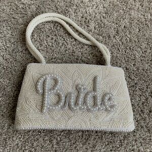 Vintage 1970’s Elegant Pearl Beaded Bride Bag